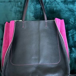 Mywalit Leather & Suede Tote NWOT